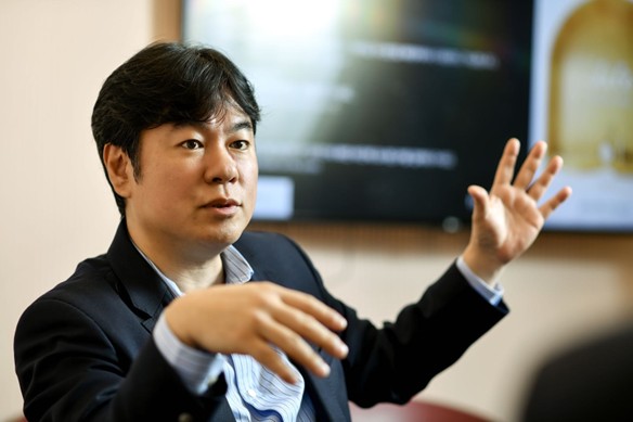講義をする大井義洋先生